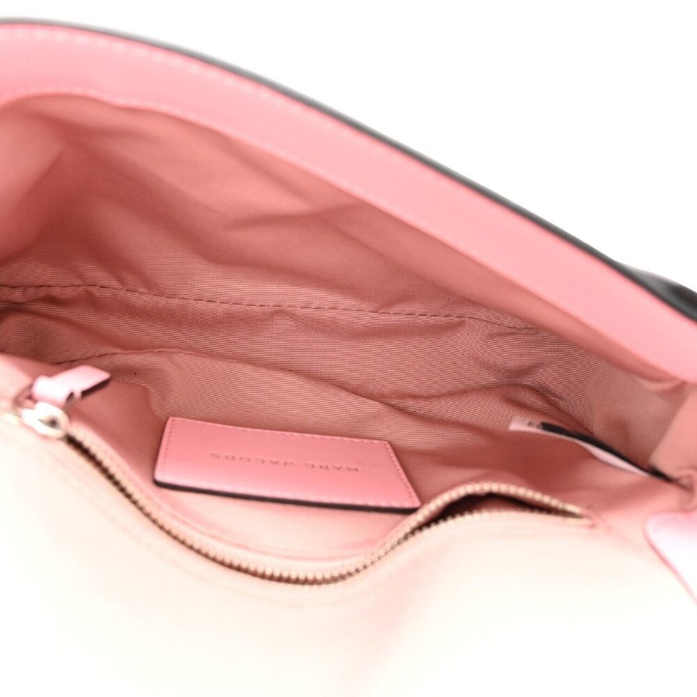 Marc Jacobs The J Pink Quartz Smooth Leather Shoulder Crossbody Handbag Purse - Picture 4 of 14